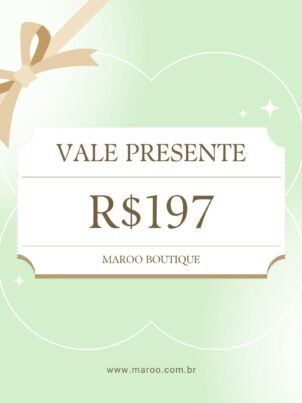 Vale Presente Maroo Boutique R$197