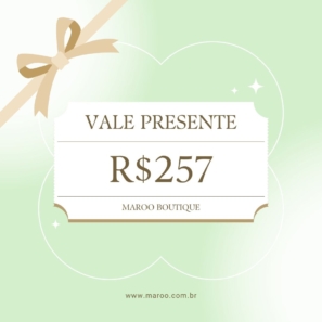 Vale Presente Maroo Boutique R$257