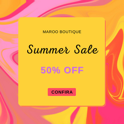 Summer Sale Maroo Boutique 50% em peças selecionadas